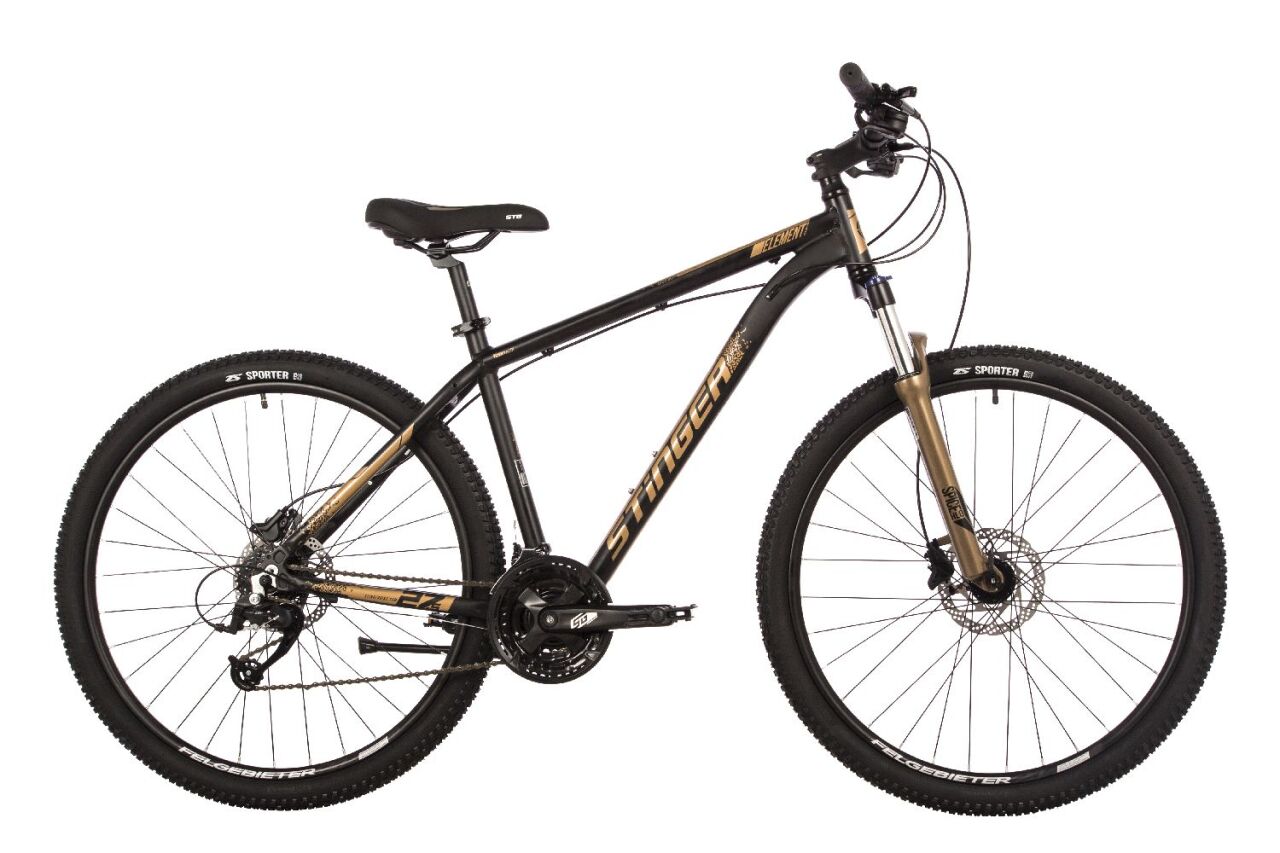 Велосипед Stinger Element Pro 27.5 (20, золотистый, 2023)