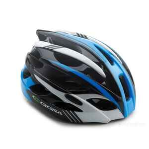 Спортивный шлем Cigna WT-016 чёрный/синий/белый, L ( 57-61см)