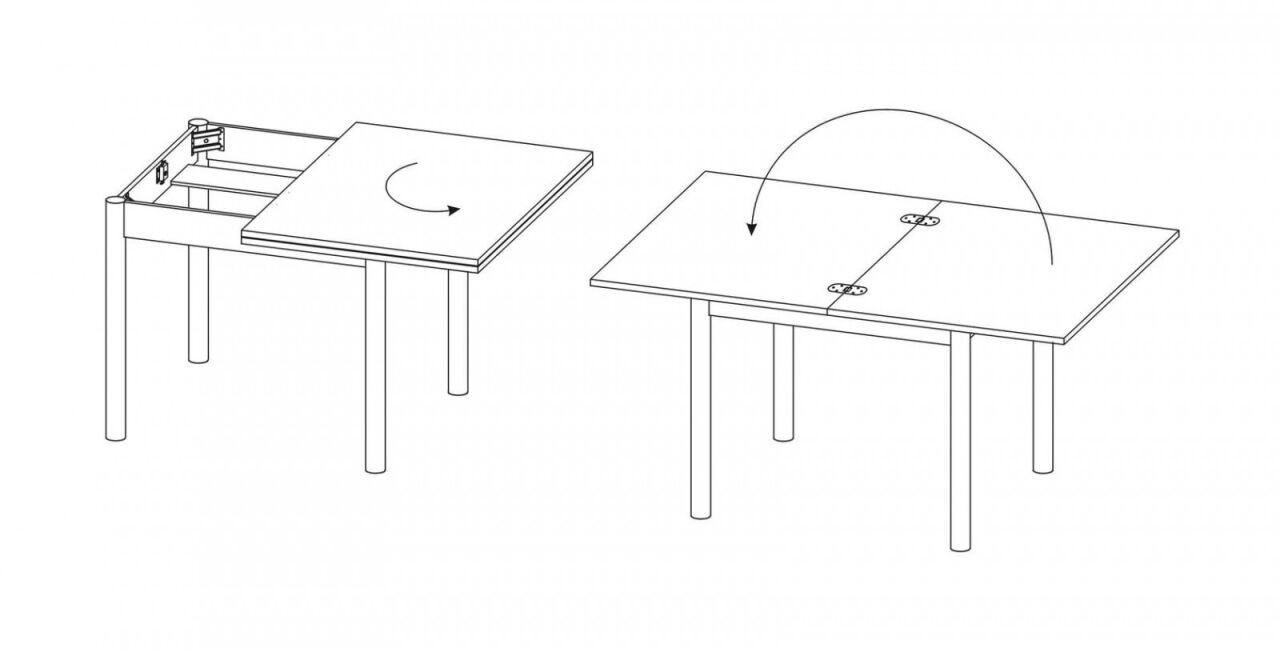 Обеденный стол Сокол СО-1 венге/беленый дуб (подстолье венге)