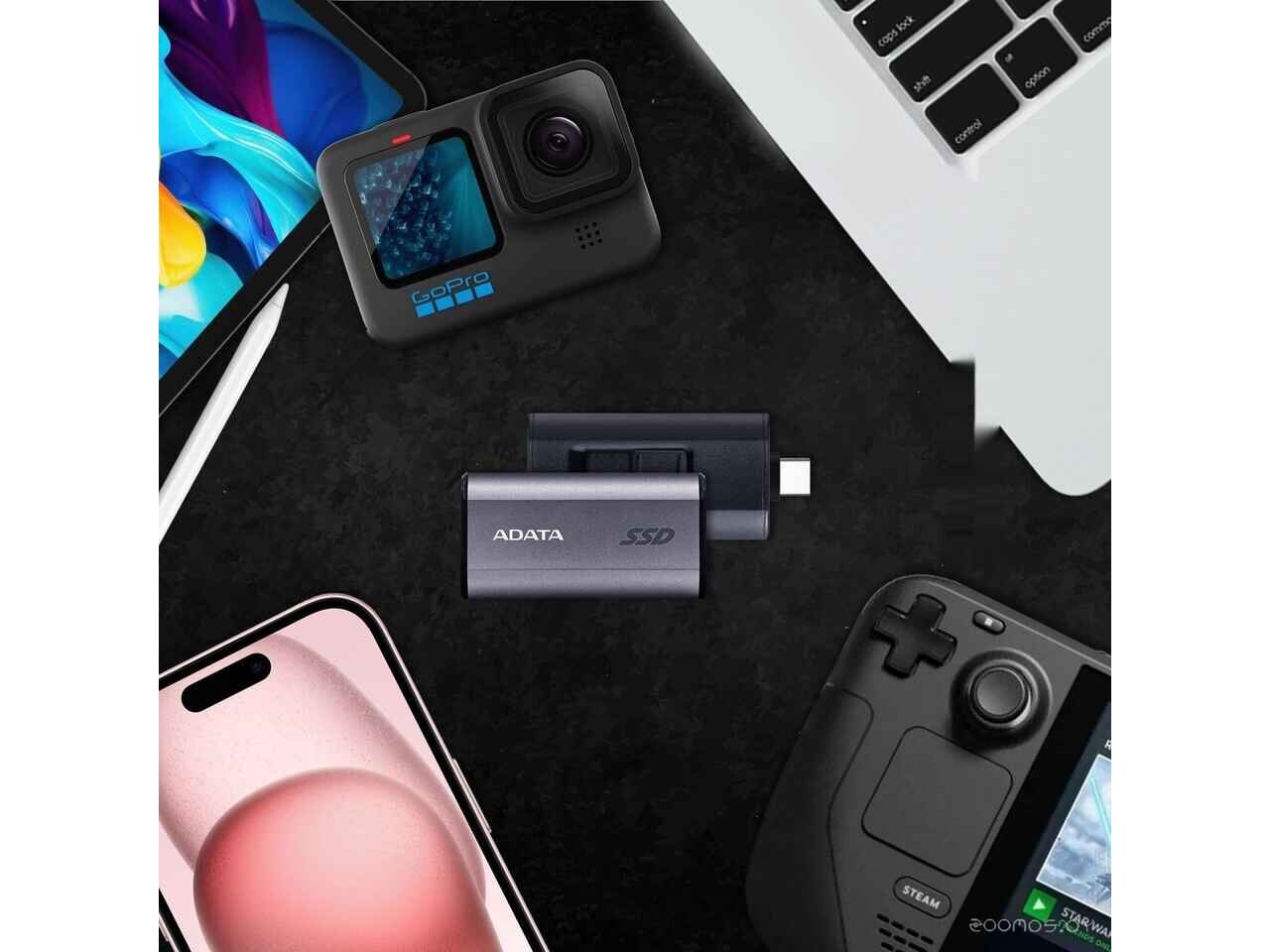 Внешний накопитель A-Data SC750 1TB SC750-1000G-CCBK Внешний накопитель A-Data SC750 1TB SC750-1000G-CCBK