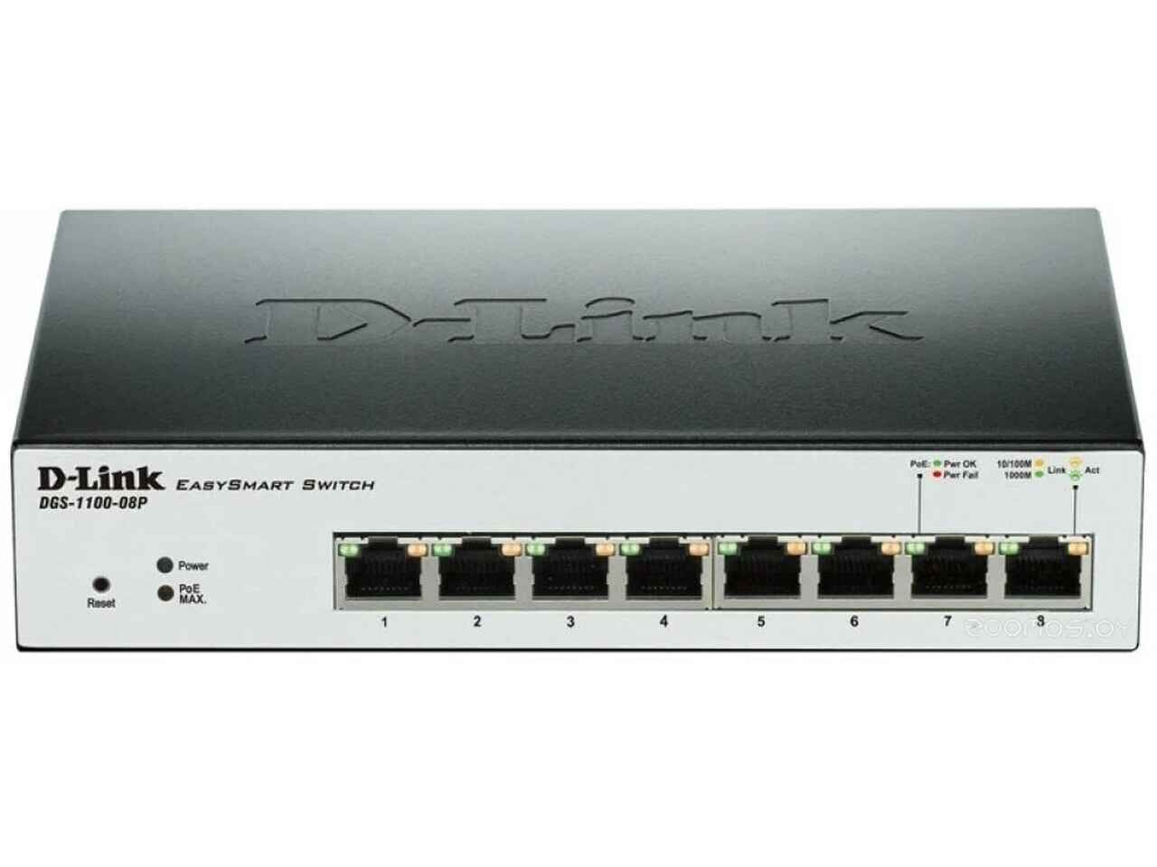 Коммутатор D-LINK DGS-1100-08PLV2/A1A Коммутатор D-LINK DGS-1100-08PLV2/A1A