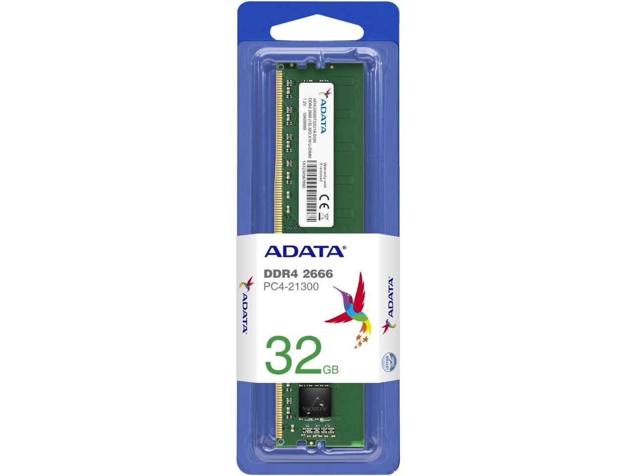 Модуль памяти A-Data 16GB DDR4 PC4-21300 AD4U266616G19-SGN