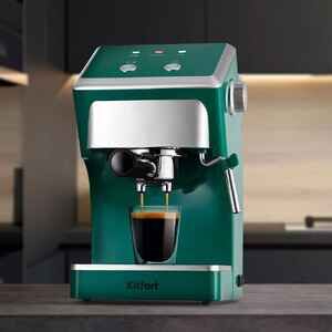 Рожковая кофеварка Kitfort KT-7283 Рожковая кофеварка Kitfort KT-7283