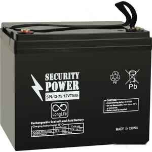 Аккумулятор для ИБП Security Power SPL 12-75 (12В/75 А·ч)
