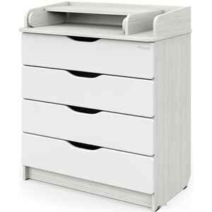 Детский комод ? Wood 804 (ПВХ древесина белая) Детский комод ? Wood 804 (ПВХ древесина белая)