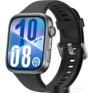 Умные часы Huawei Watch FIT 4 (черный, с черным силиконовым ремешком, международная версия)