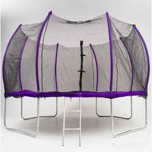 Батут Calviano Outside Master Purple 374 см - 12ft (внешняя сетка, с лестницей)