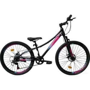 Велосипед GreenLand Cruise 24 (11, черно/розовый, 2025)