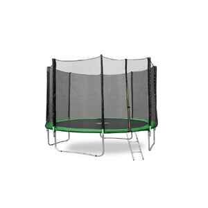 Батут Happy Jump 12ft Pro (374 см) с внешней сеткой и лестницей Батут Happy Jump 12ft Pro (374 см) с внешней сеткой и лестницей