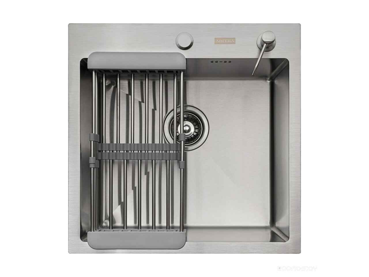 Кухонная мойка ARFEKA ECO AR 500*500, коландер, дозатор SATIN +CL AR+DS AR УТ-00003254 Кухонная мойка ARFEKA ECO AR 500*500, коландер, дозатор SATIN +CL AR+DS AR УТ-00003254