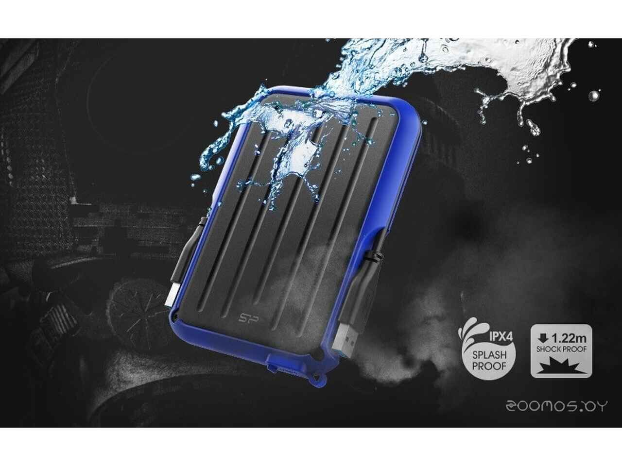 Внешний накопитель Silicon Power Armor A66 2TB SP020TBPHD66SS3B Внешний накопитель Silicon Power Armor A66 2TB SP020TBPHD66SS3B