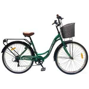 Велосипед GreenLand Alice 7S 28 (20, зеленый, 2024)