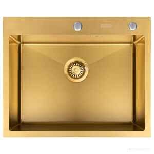 Кухонная мойка ARFEKA ECO AR 600*500 GOLD PVD NANO УТ-00003200