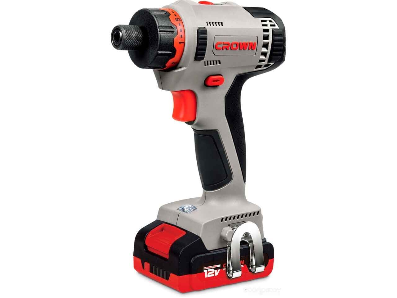 Шуруповерт Crown CT21081HB-2 BMC (с 2-мя АКБ, кейс) Шуруповерт Crown CT21081HB-2 BMC (с 2-мя АКБ, кейс)