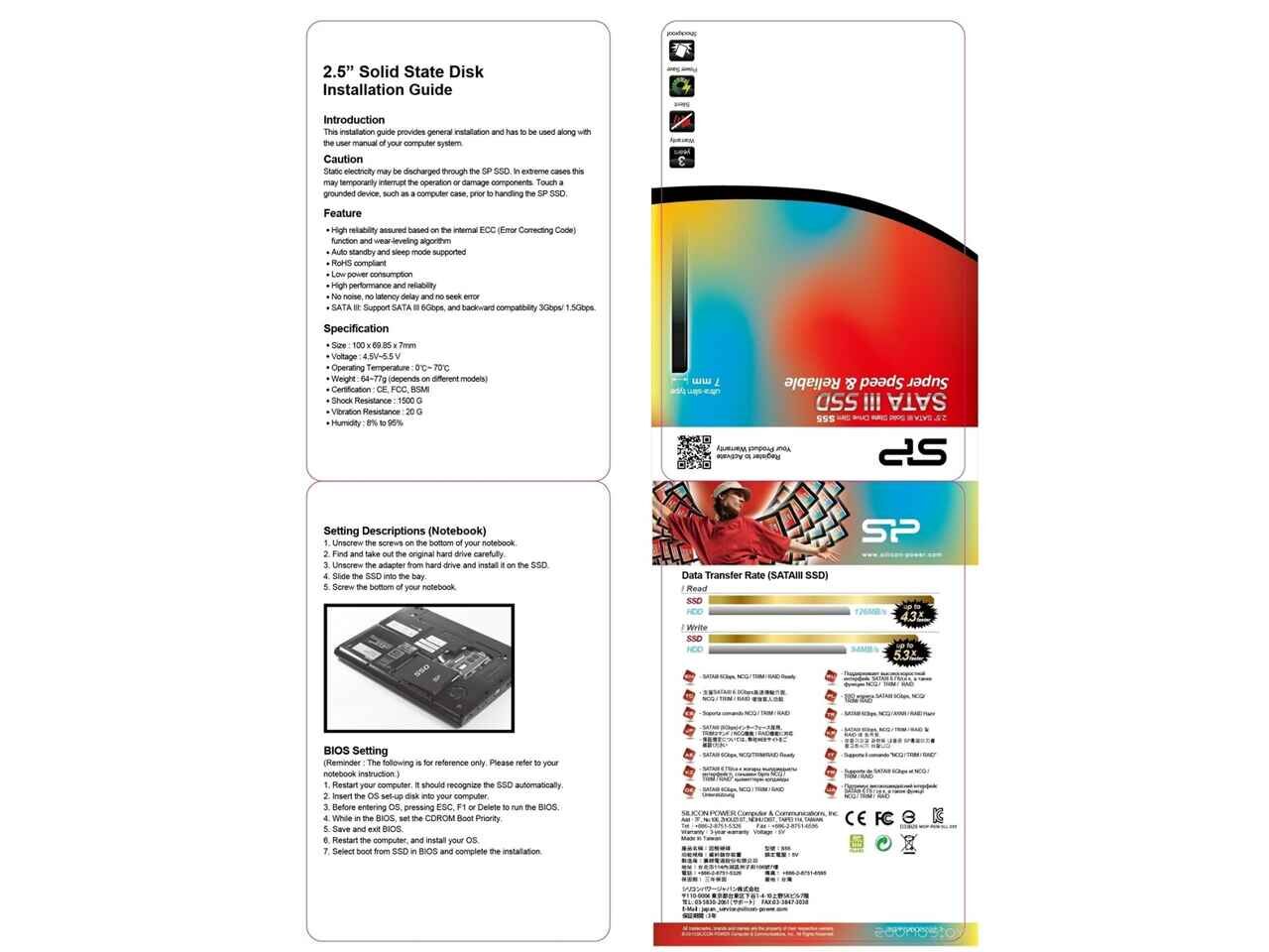 Жесткий диск Silicon Power Slim S55 960GB SP960GBSS3S55S25 Жесткий диск Silicon Power Slim S55 960GB SP960GBSS3S55S25