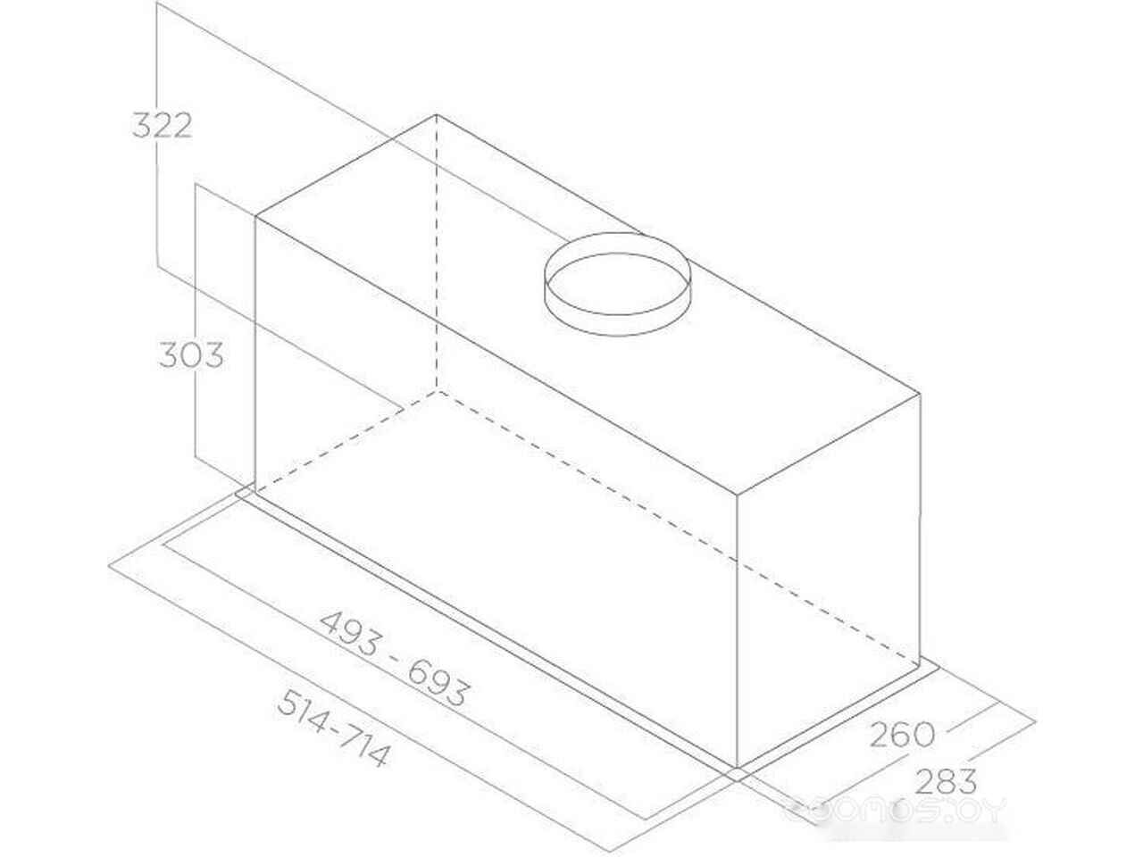 Кухонная вытяжка Elica Lane Sensor IX/A/72 PRF0188201 Кухонная вытяжка Elica Lane Sensor IX/A/72 PRF0188201
