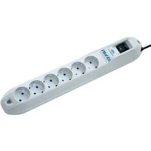 Сетевой фильтр ZIS Pilot GL 6 розеток, 1.8 м, белый
