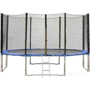 Батут Bebon Sports 13ft (13480L2YL) длинные стойки, с внешней сеткой