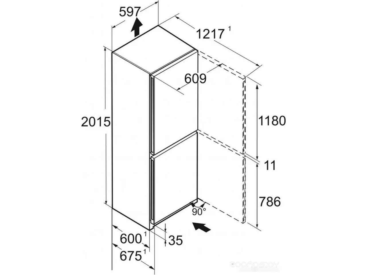 Холодильник Liebherr CBNc 5723 Plus BioFresh NoFrost Холодильник Liebherr CBNc 5723 Plus BioFresh NoFrost