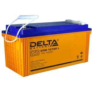 Аккумулятор для ИБП DELTA DTM 12120 L (12В/120 А·ч)