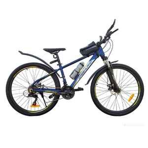 Велосипед GreenLand EVEREST 26 1.0 (16, синий/желтый, 2024)