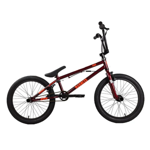 Велосипед Stark Madness BMX 3 2025 (бордовый/оранжевый/черный)