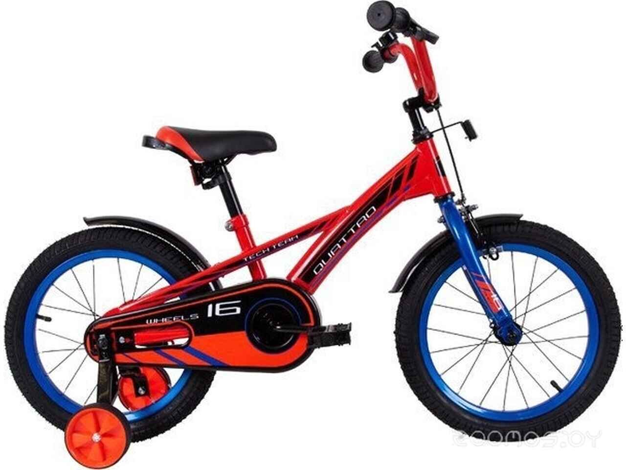Детский велосипед Techteam Quattro 12 NN013909 (красный) Детский велосипед Techteam Quattro 12 NN013909 (красный)