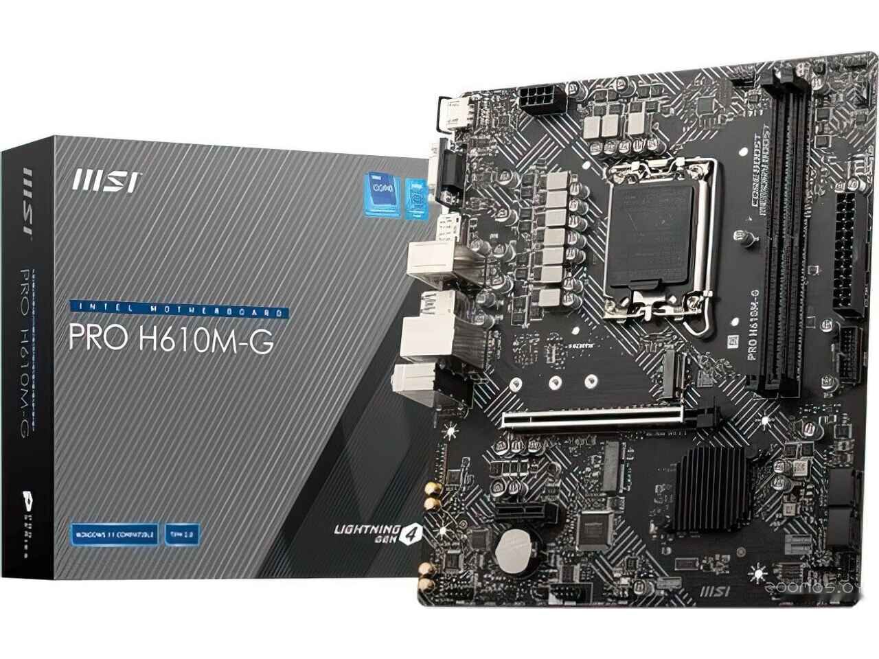 Материнская плата MSI Pro H610M-G Материнская плата MSI Pro H610M-G