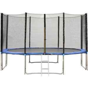 Батут Bebon Sports 13ft (13480L2YL) длинные стойки, с внешней сеткой