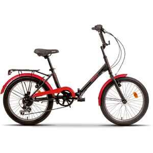 Велосипед Aist Smart 20 2.1 (черный/красный, 2025)