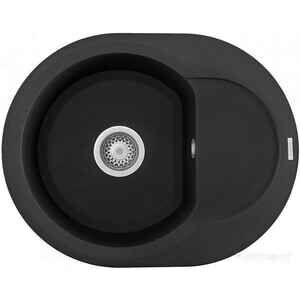 Кухонная мойка Elleci Easy Round 600 G40 Full Black/Nero LGYR6040 Кухонная мойка Elleci Easy Round 600 G40 Full Black/Nero LGYR6040