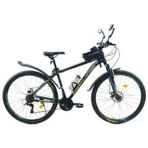 Велосипед GreenLand Scorpion 27.5 (21, темно-зеленый/зеленый)