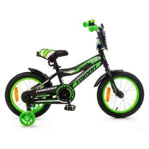 Детский велосипед Favorit Biker 14 (черно-зеленый) BIK-14GN
