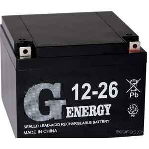 Аккумулятор для ИБП G-Energy 12-26 (12В/26 А·ч)