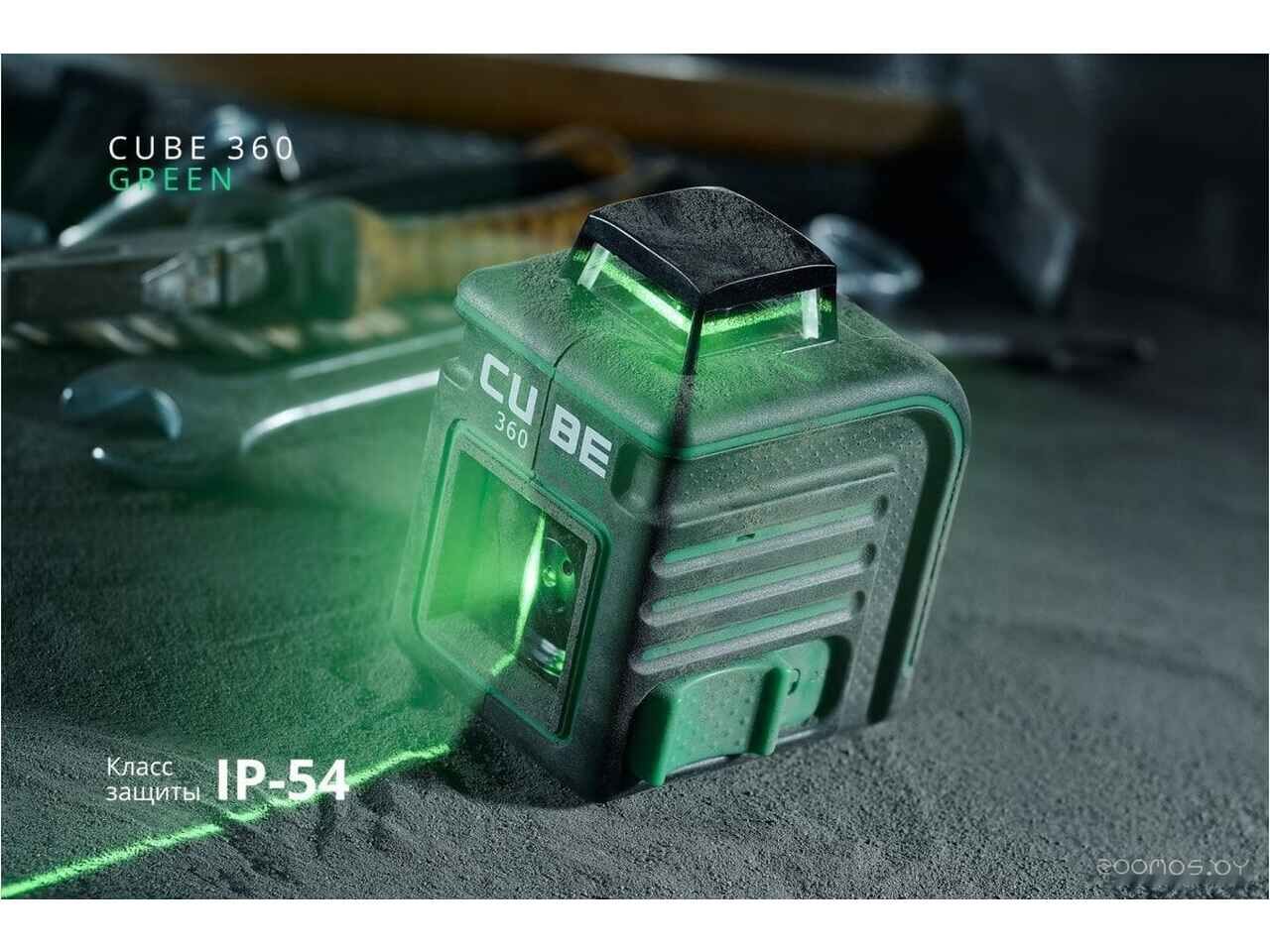 Лазерный нивелир ADA Instruments Cube 360 Green Basic Edition А00672 Лазерный нивелир ADA Instruments Cube 360 Green Basic Edition А00672