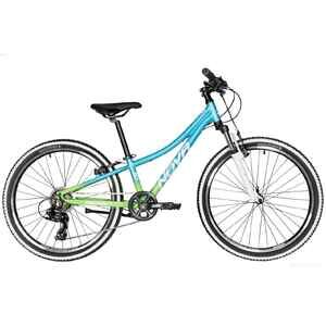 Велосипед Novatrack Katrina 7.V 24 (салатовый/голубой, 2025) 24AHV.KATRINA.10GBL5