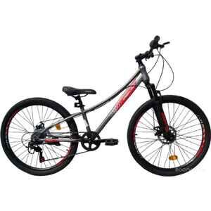 Велосипед GreenLand Cruise 24 (11, серый/красный, 2025)
