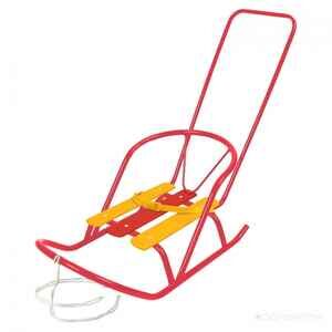 Санки Nika кукольные СКУ2 с ручкой (Алый СКУ2/АЛ)