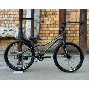 Велосипед Reborn Habit 24 (12, серый/зеленый)