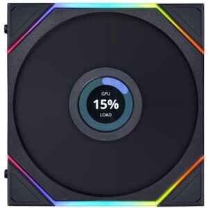 Вентилятор для корпуса Lian Li Reverse TL LCD 120-1 Black G99.12RTLLCD1B.00 Вентилятор для корпуса Lian Li Reverse TL LCD 120-1 Black G99.12RTLLCD1B.00