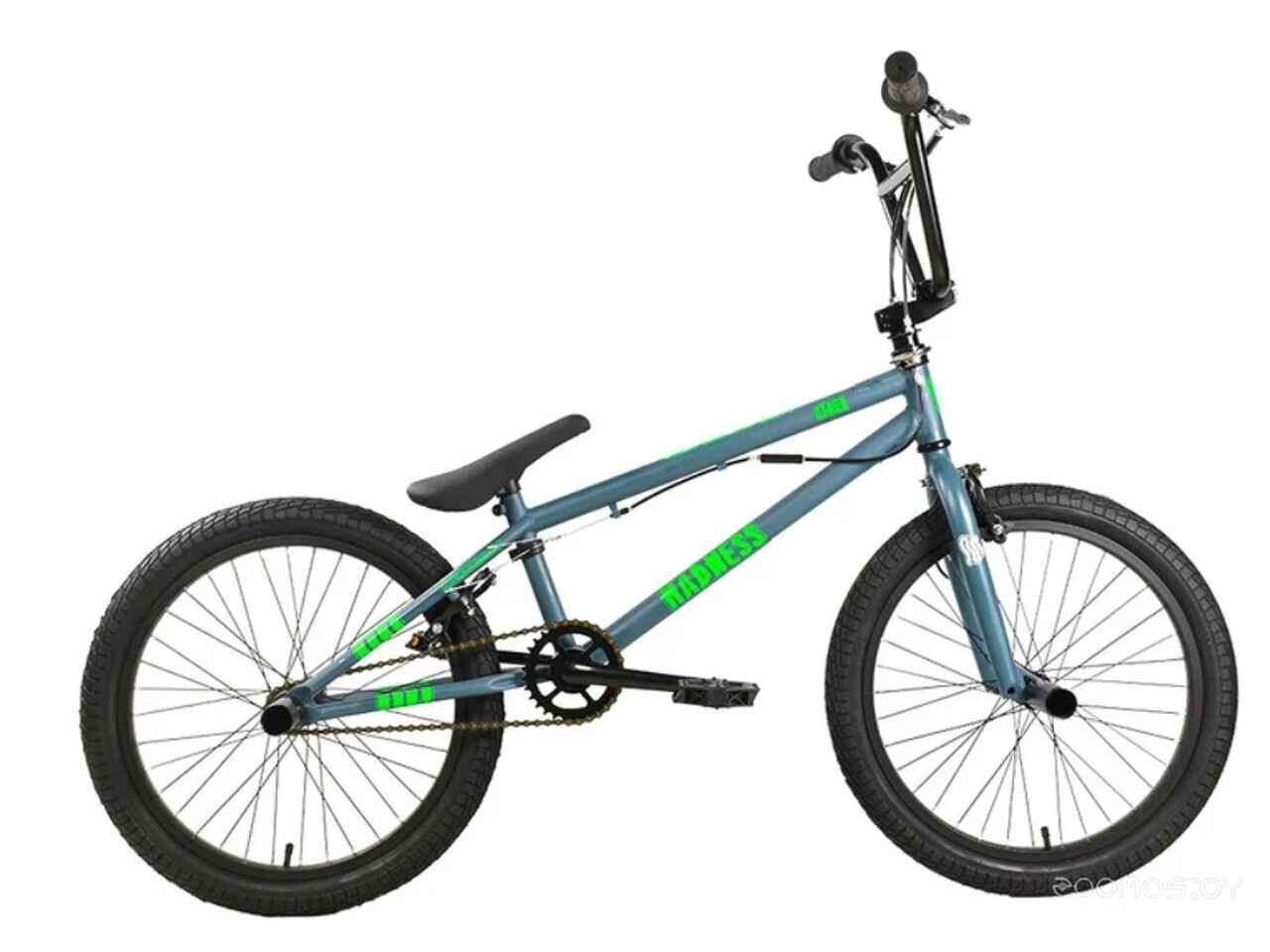 Детский велосипед Stark Madness BMX 2 2025 (темно-серый матовый/зеленый неон/черный) Детский велосипед Stark Madness BMX 2 2025 (темно-серый матовый/зеленый неон/черный)