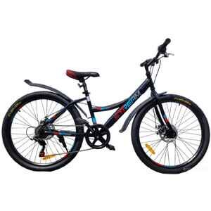 Велосипед Stream Travel 24 (13, черный/красный, 2024)