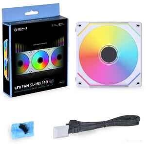 Вентилятор для корпуса Lian Li Uni Fan SL Infinity 140 ARGB G99.14SLIN1W.00 Вентилятор для корпуса Lian Li Uni Fan SL Infinity 140 ARGB G99.14SLIN1W.00