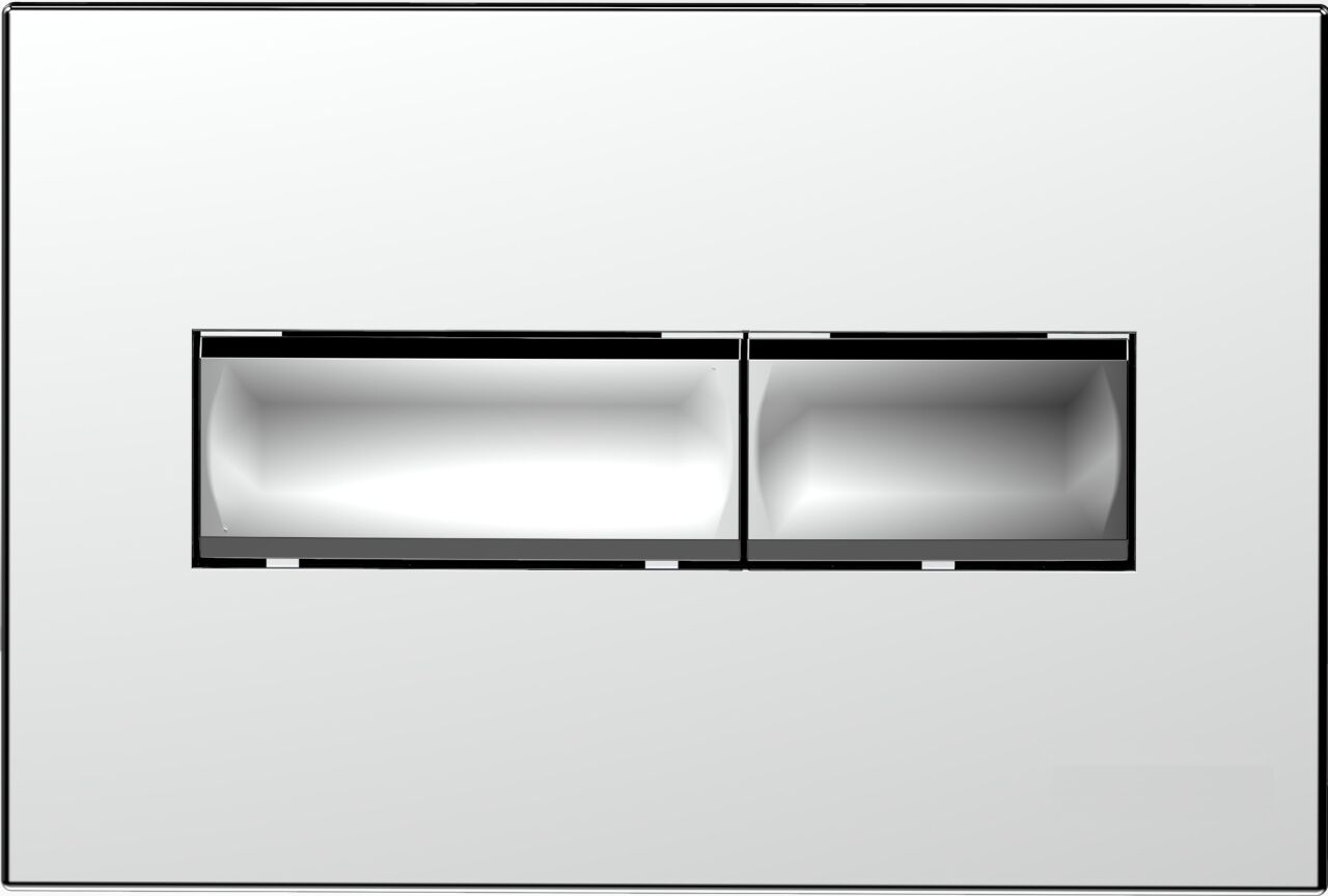 Система инсталляции Eccellenza tecnica с кнопкой хром (прямоугольная) и унитазом Idevit Nova c сиденьем Soft Close r (152.4.501.8088 152.7.322.088 SETK3504-0606-001-1-1000)