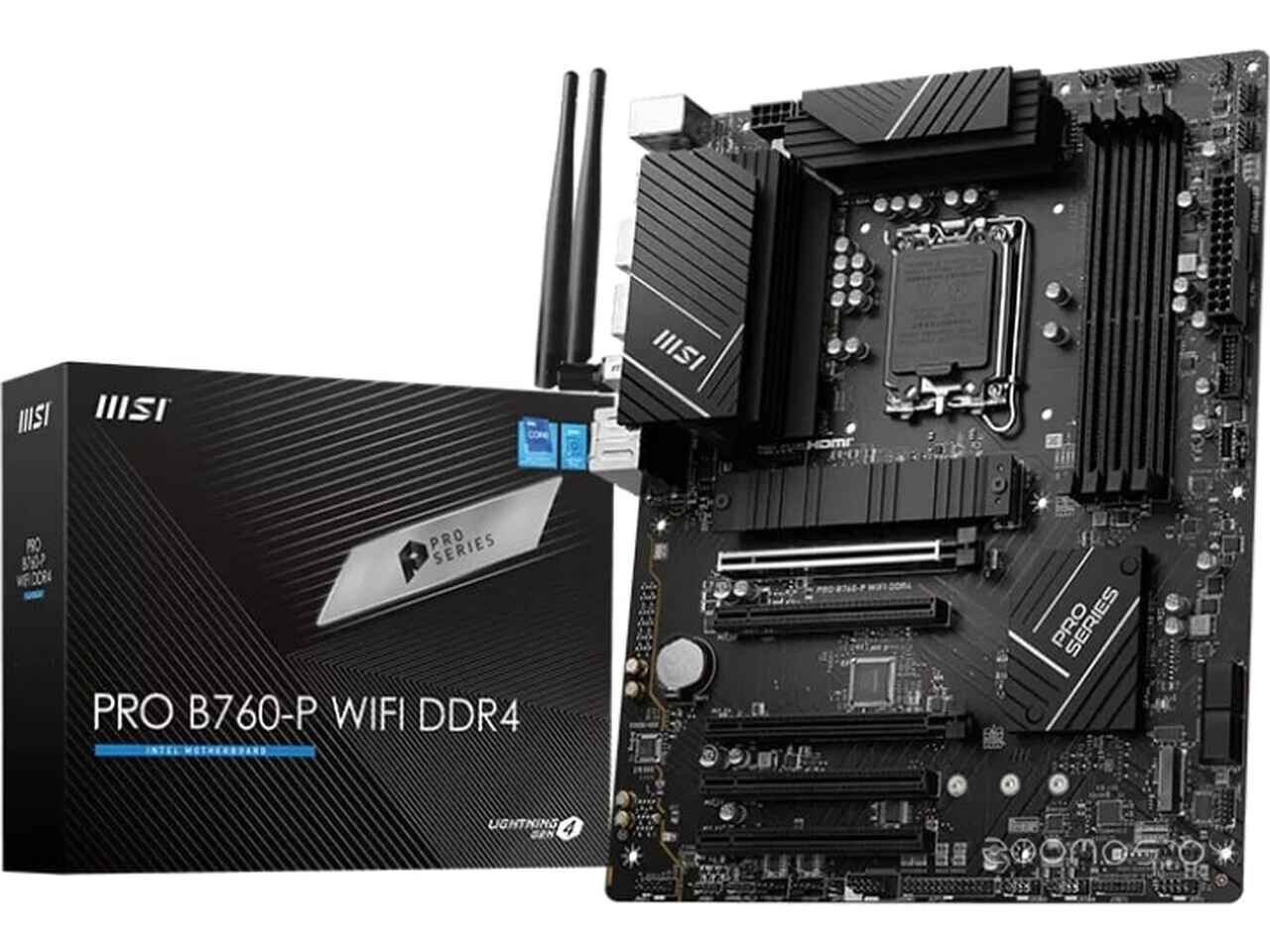 Материнская плата MSI Pro B760-P WiFi DDR4 Материнская плата MSI Pro B760-P WiFi DDR4