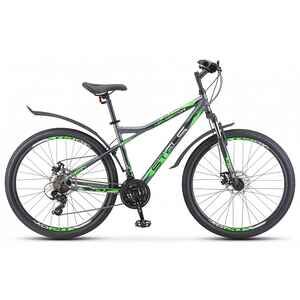 Велосипед Stels Navigator 710 MD 27.5 V020 (18, серый/зеленый) Велосипед Stels Navigator 710 MD 27.5 V020 (18, серый/зеленый)