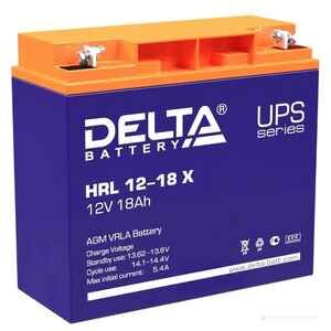 Аккумулятор для ИБП DELTA HRL 12-18 X (12В/18 А·ч)