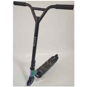 Трюковый самокат Ricos Fiery JL-303 (черный/разноцветный)