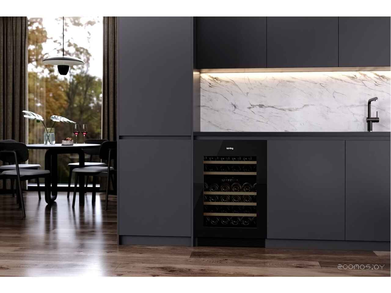 Винный шкаф Korting KFW 803 DB GN Винный шкаф Korting KFW 803 DB GN