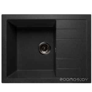 Кухонная мойка GranFest Quadro GF-Q650L (черный)